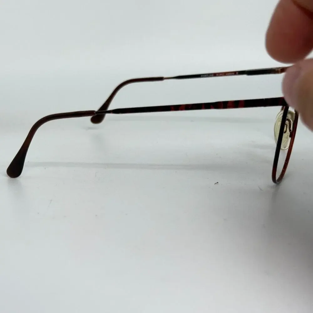 Marchon Fortune‎ Eyeglasses Burnt Amber Round Full Frames 140 mm 19666
